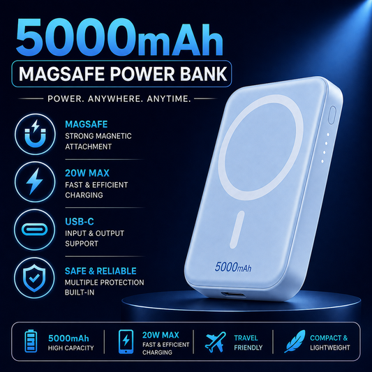 5000 Mah Magsafe Wireless Powerbank