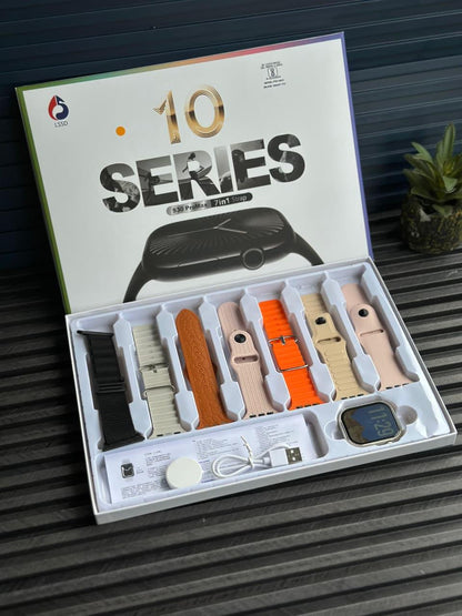 Series10 watch with 7 amazing strap